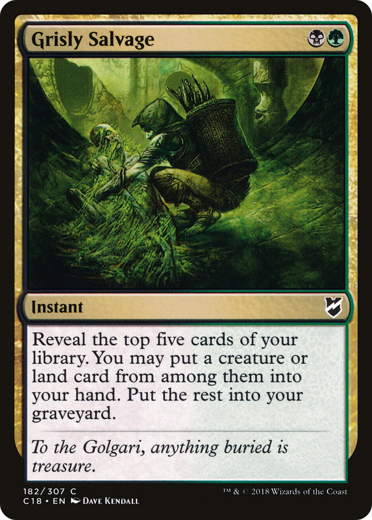 Grisly Salvage (182) - Commander 2018
