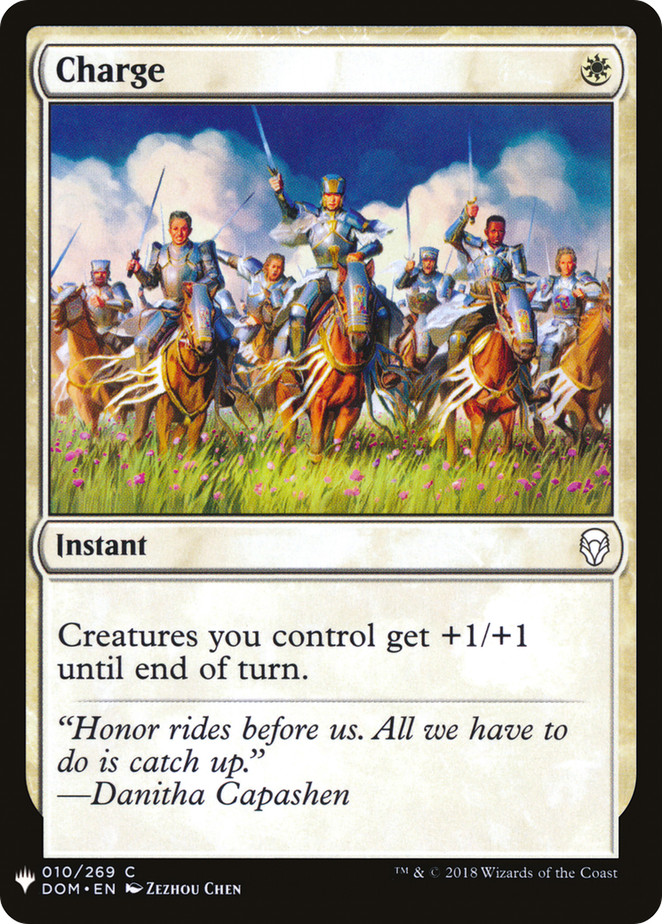 Charge (DOM-10) - The List