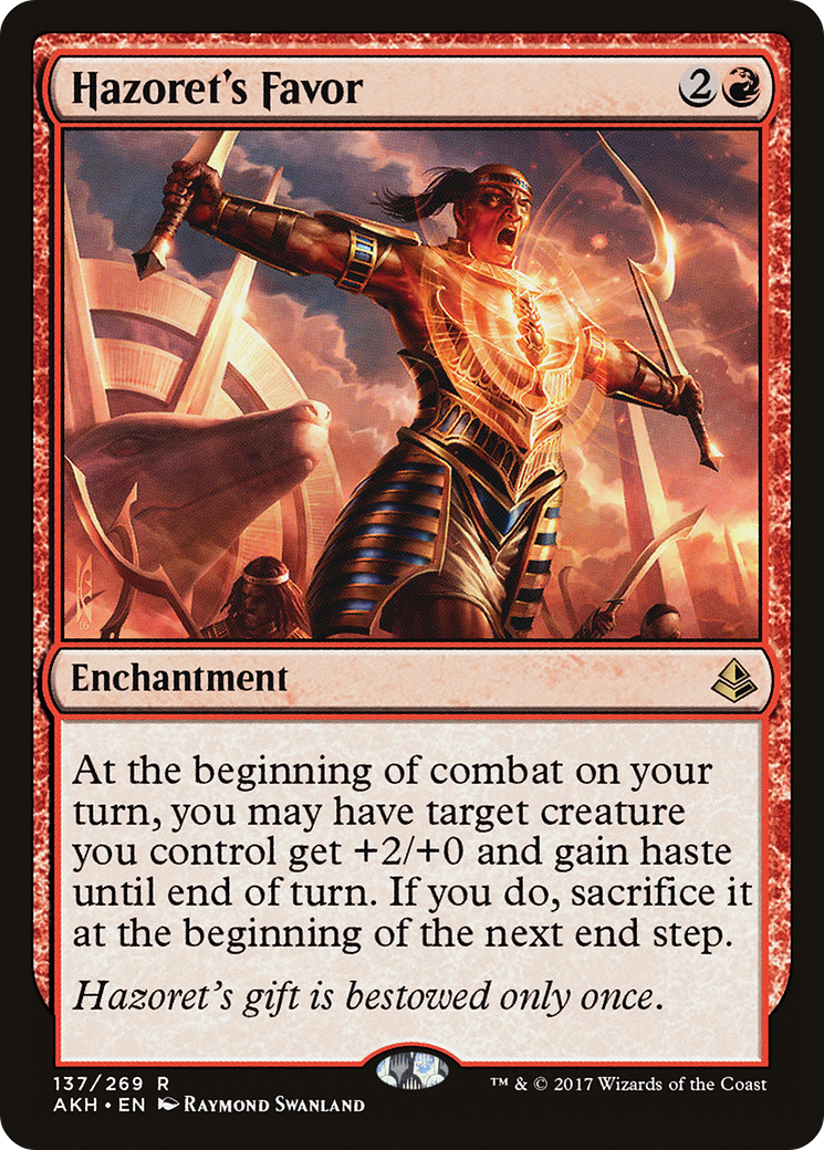 Hazoret's Favor (137) Foil - Amonkhet