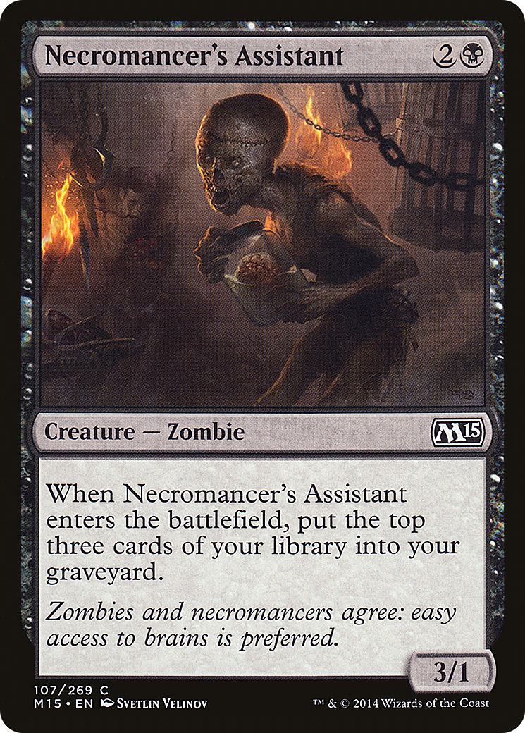 Necromancer's Assistant (107) Foil - Magic 2015