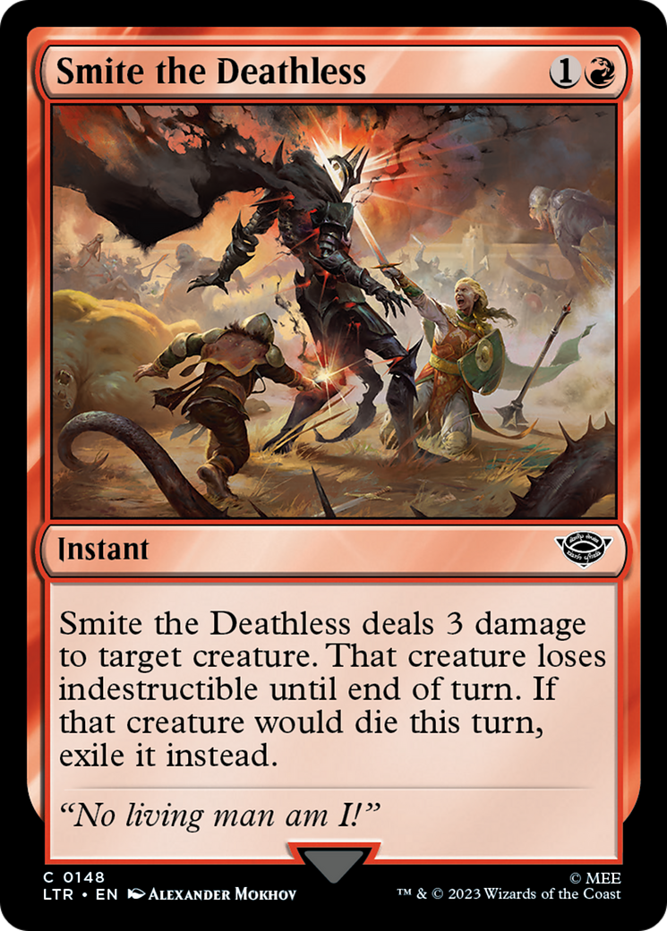 Smite the Deathless (148) Foil - The Lord of the Rings: Tales of Middle-earth