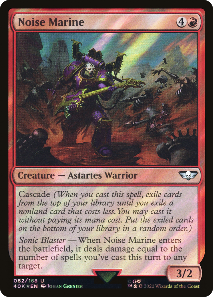 Noise Marine (082) Surge Foil - Warhammer 40,000 Commander