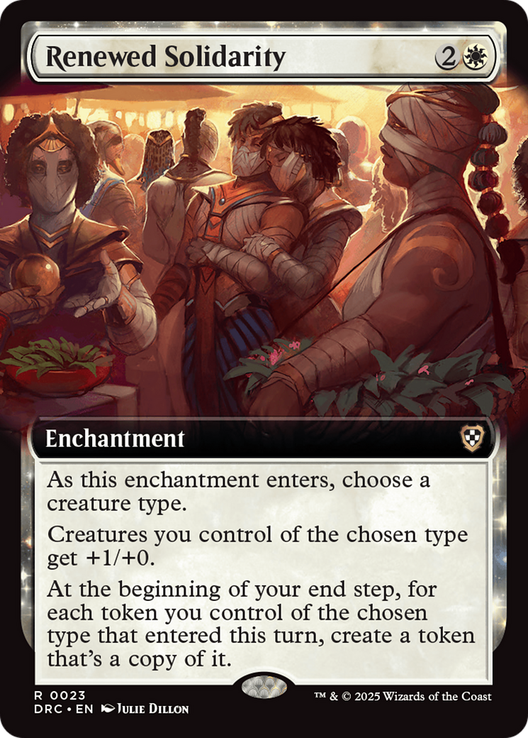 Renewed Solidarity (Extended Art) (023) - Commander: Aetherdrift