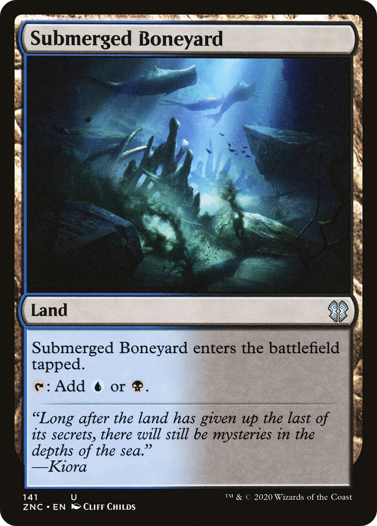 Submerged Boneyard (141) - Zendikar Rising Commander