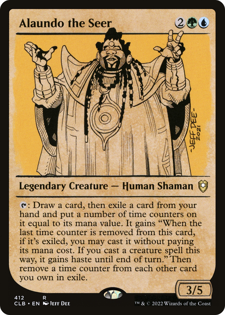 Alaundo the Seer (Showcase) (412) - Commander Legends: Battle for Baldur's Gate