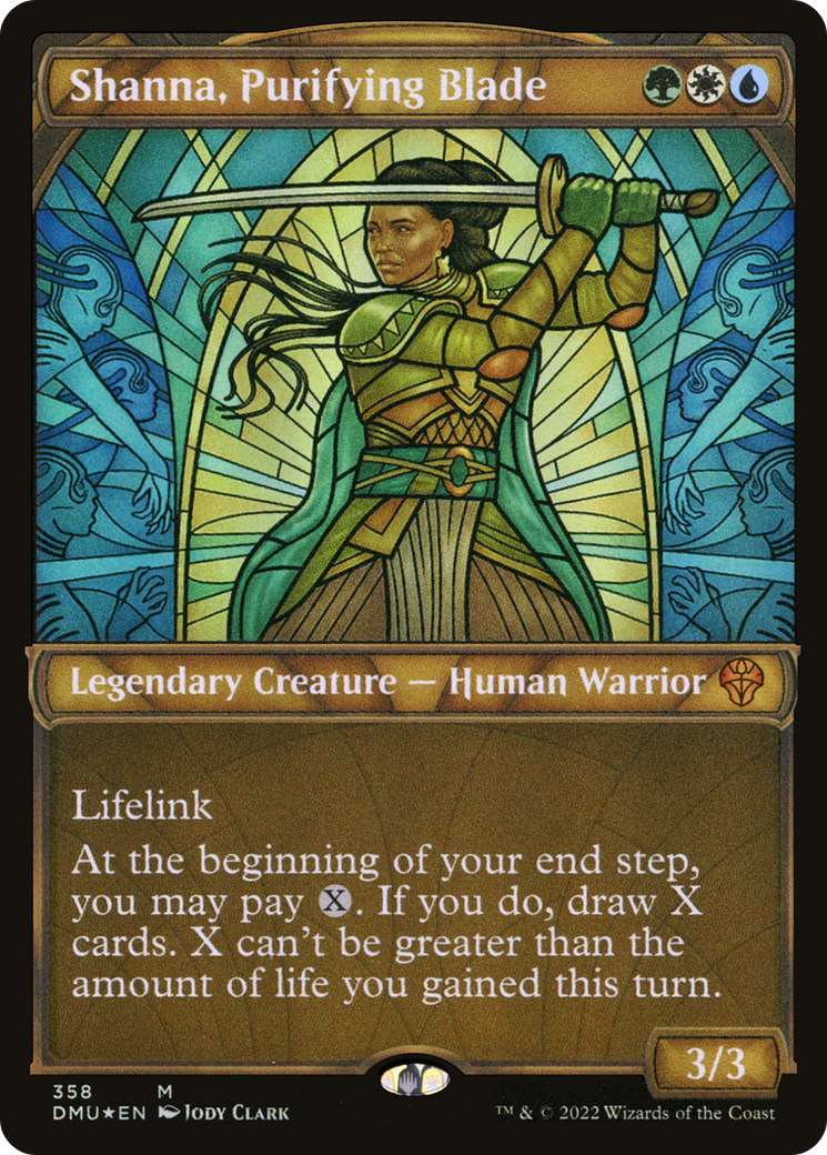Shanna, Purifying Blade (Textured Foil) (Showcase) (358) Foil - Dominaria United