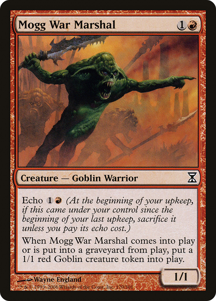 Mogg War Marshal (170) Foil - Time Spiral