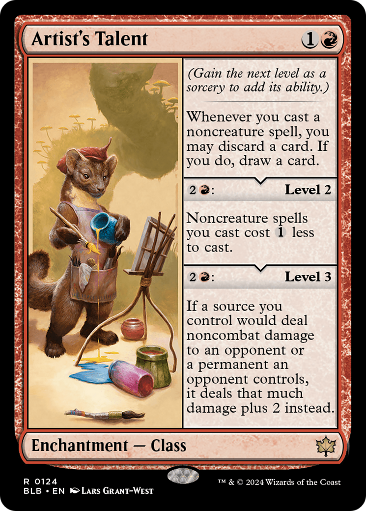 Artist's Talent (124) Foil - Bloomburrow