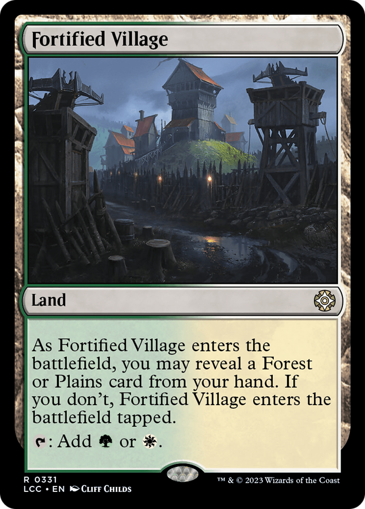 Fortified Village (331) - The Lost Caverns of Ixalan Commander