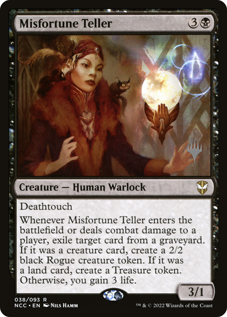 Misfortune Teller (038) Foil - New Capenna Commander Promos