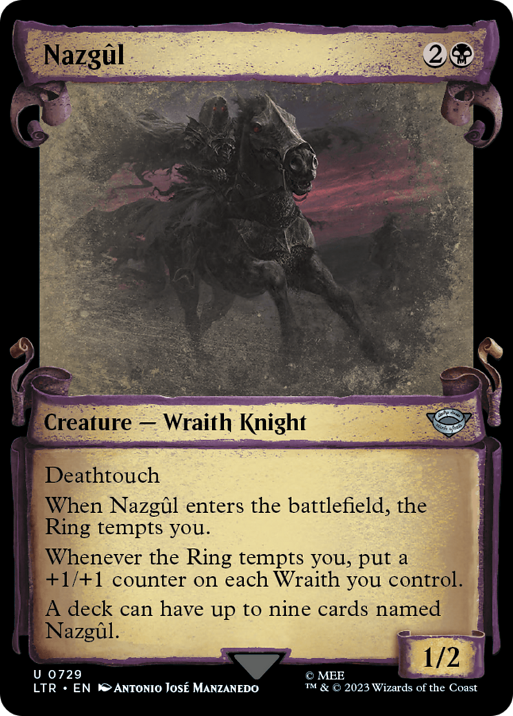 Nazgûl (Showcase) (729) Foil - The Lord of the Rings: Tales of Middle-earth