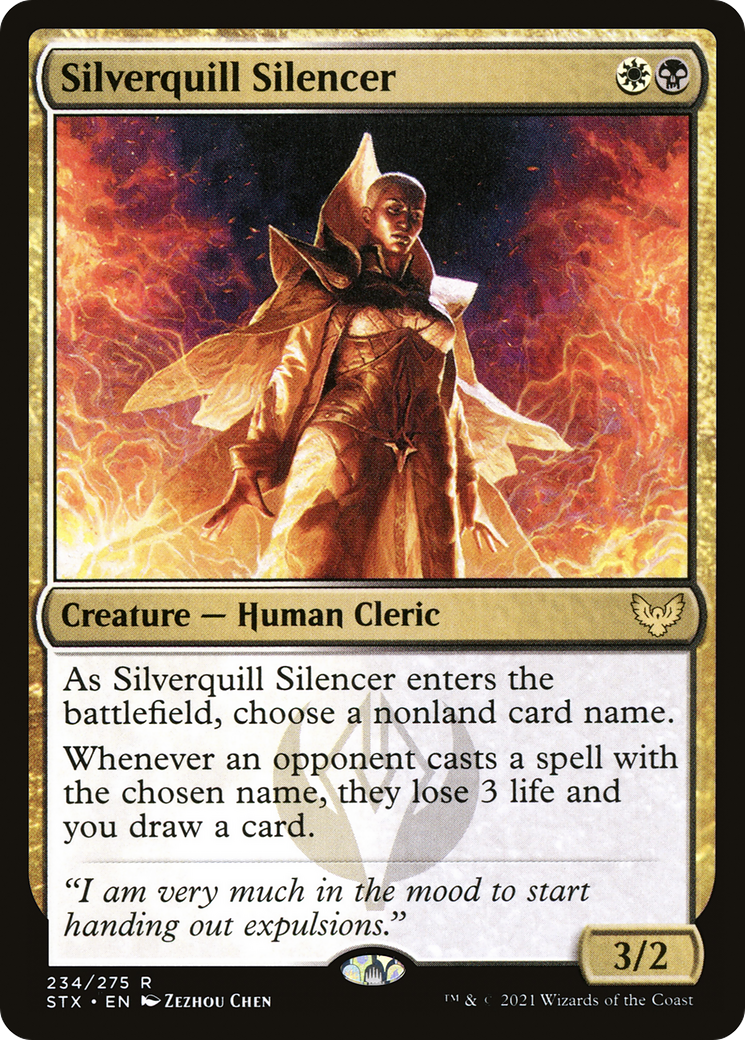 Silverquill Silencer (234) Foil - Strixhaven: School of Mages