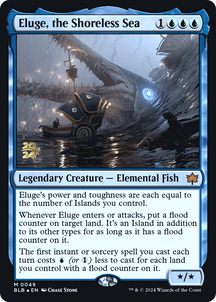 Eluge, the Shoreless Sea (049) Foil - Bloomburrow Promos