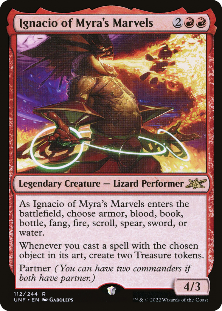 Ignacio of Myra's Marvels (112) Foil - Unfinity