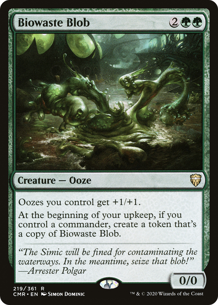 Biowaste Blob (219) Foil - Commander Legends