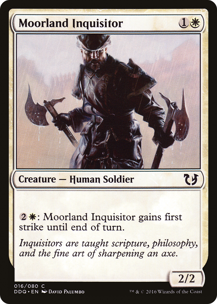 Moorland Inquisitor (016) - Duel Decks: Blessed vs. Cursed