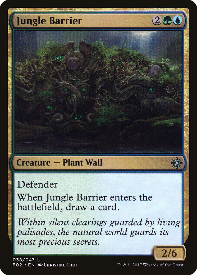 Jungle Barrier (038) - Explorers of Ixalan
