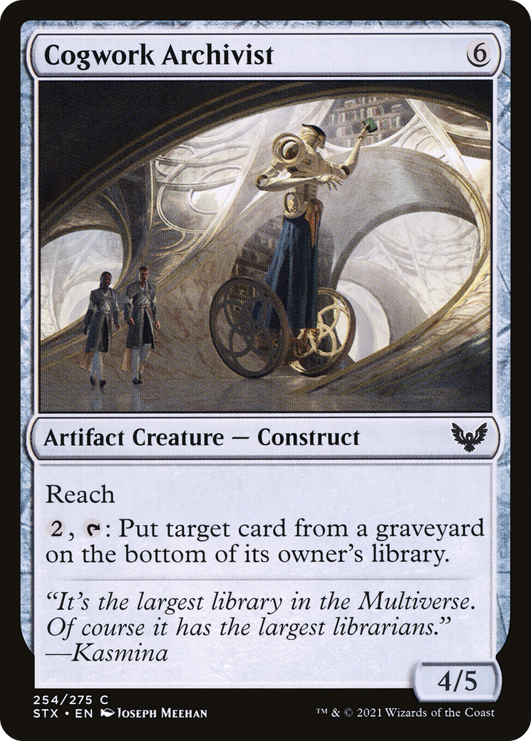 Cogwork Archivist (254) Foil - Strixhaven: School of Mages