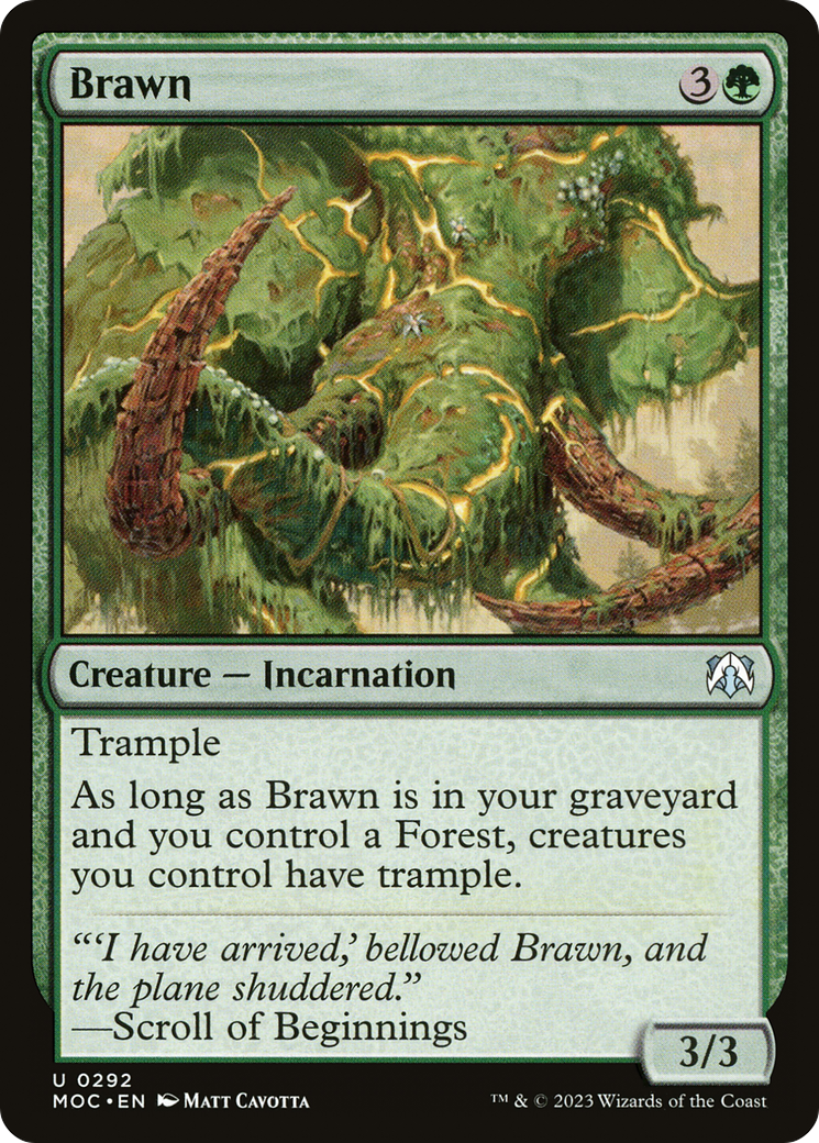 Brawn (292) - March of the Machine Commander