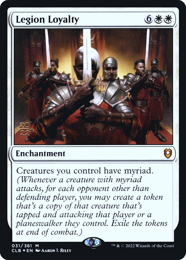 Legion Loyalty (031) Foil - Battle for Baldur's Gate Promos