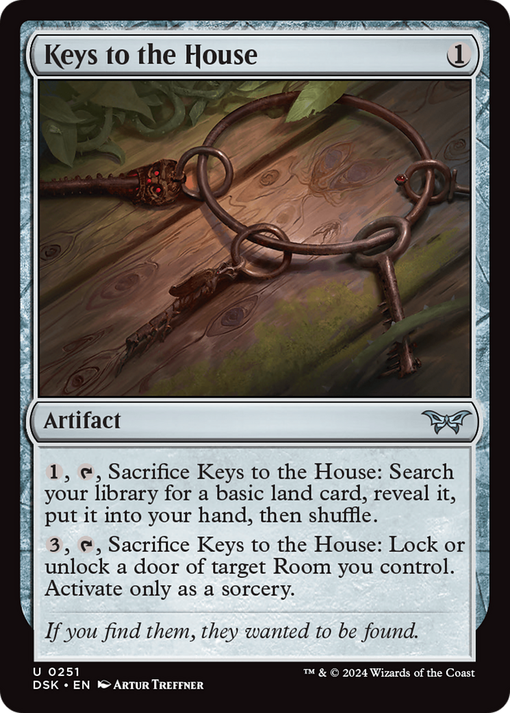 Keys to the House (251) Foil - Duskmourn: House of Horror