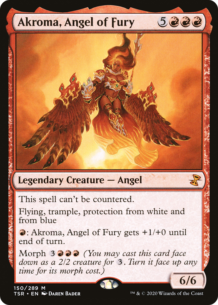 Akroma, Angel of Fury (150) Foil - Time Spiral Remastered