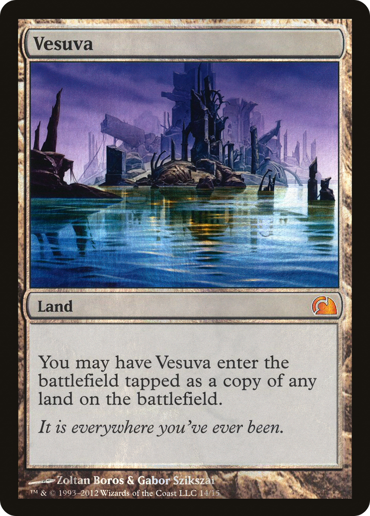 Vesuva (014) Foil - From the Vault: Realms