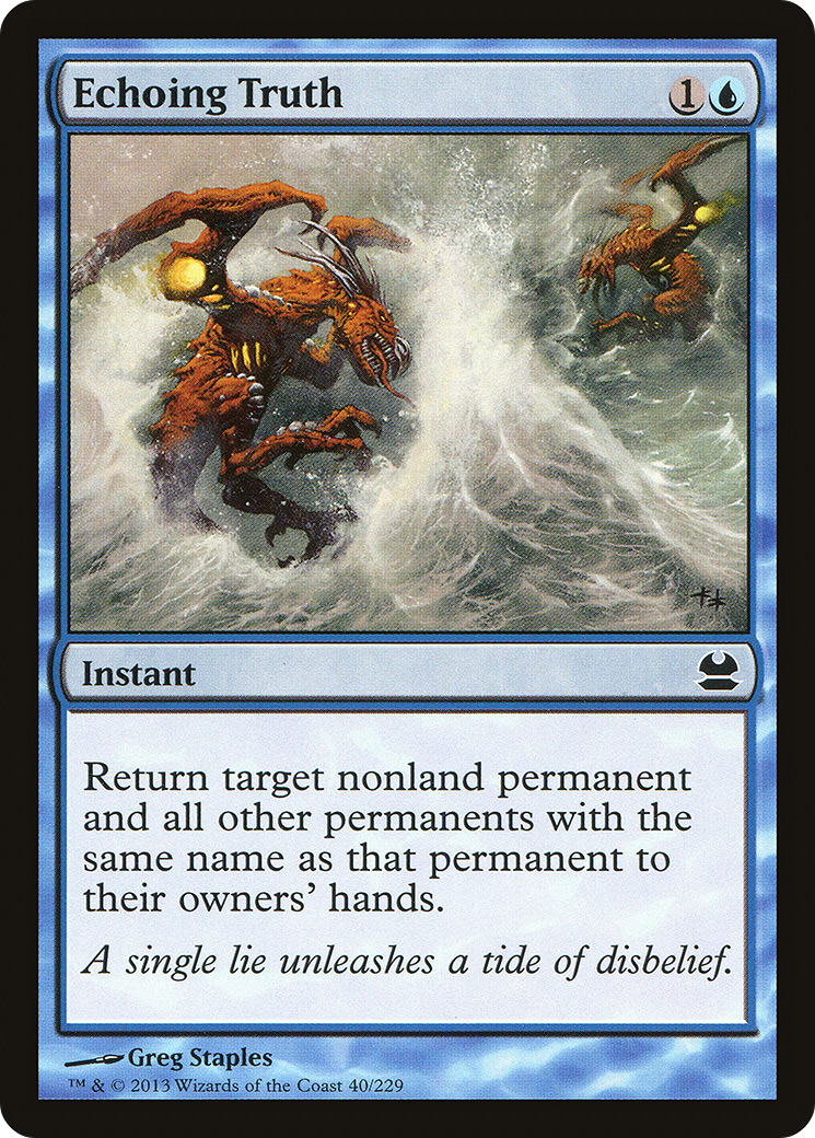 Echoing Truth (040) Foil - Modern Masters