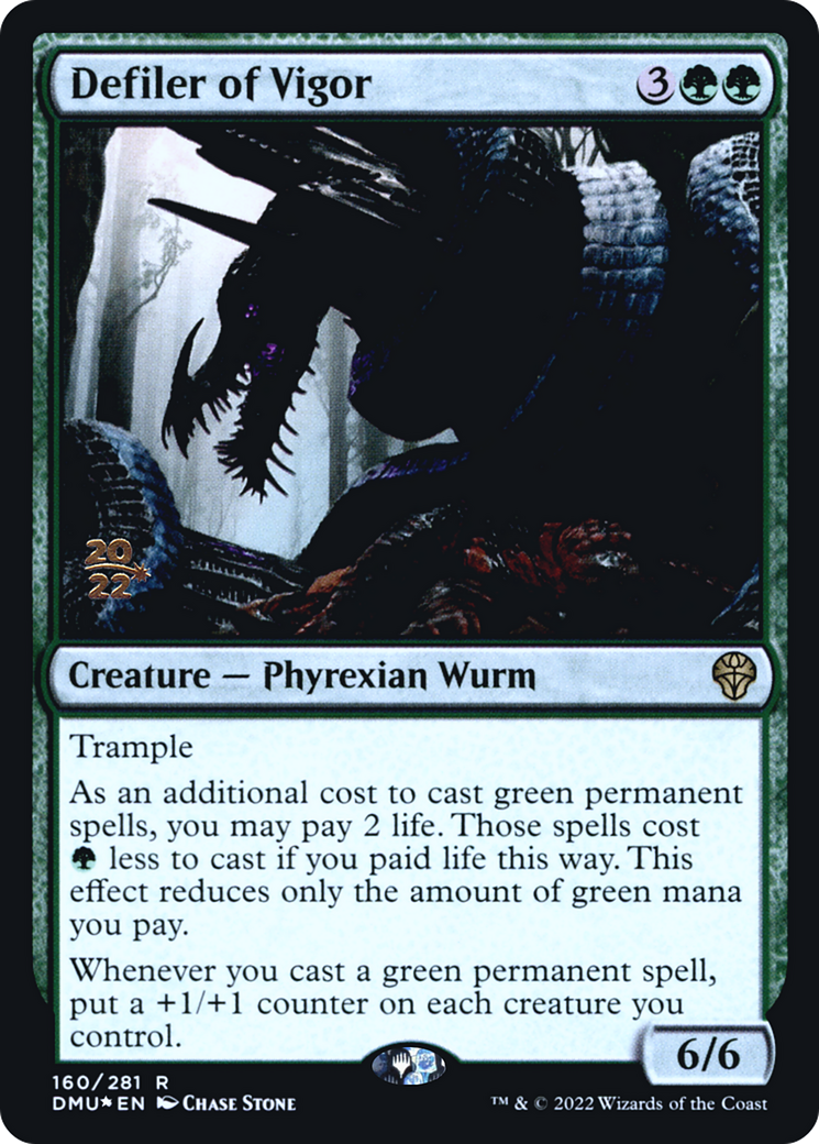 Defiler of Vigor (160s) Foil - Dominaria United Promos