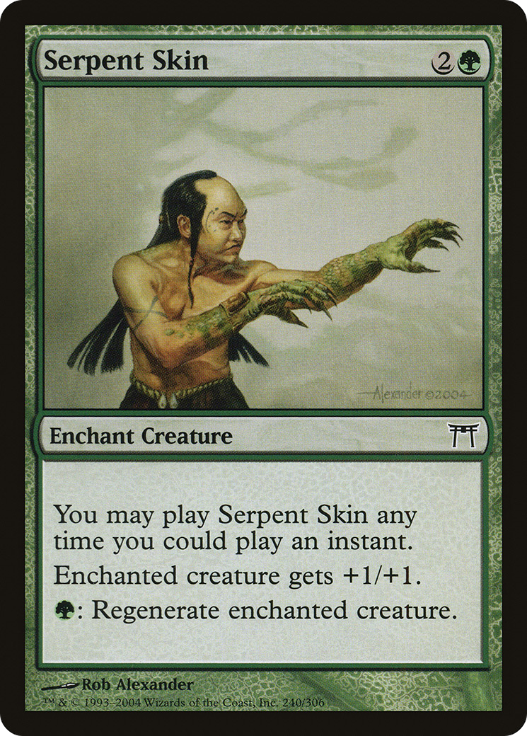 Serpent Skin (240) Foil - Champions of Kamigawa