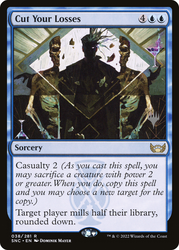 Cut Your Losses (38p) Foil - Streets of New Capenna Promos