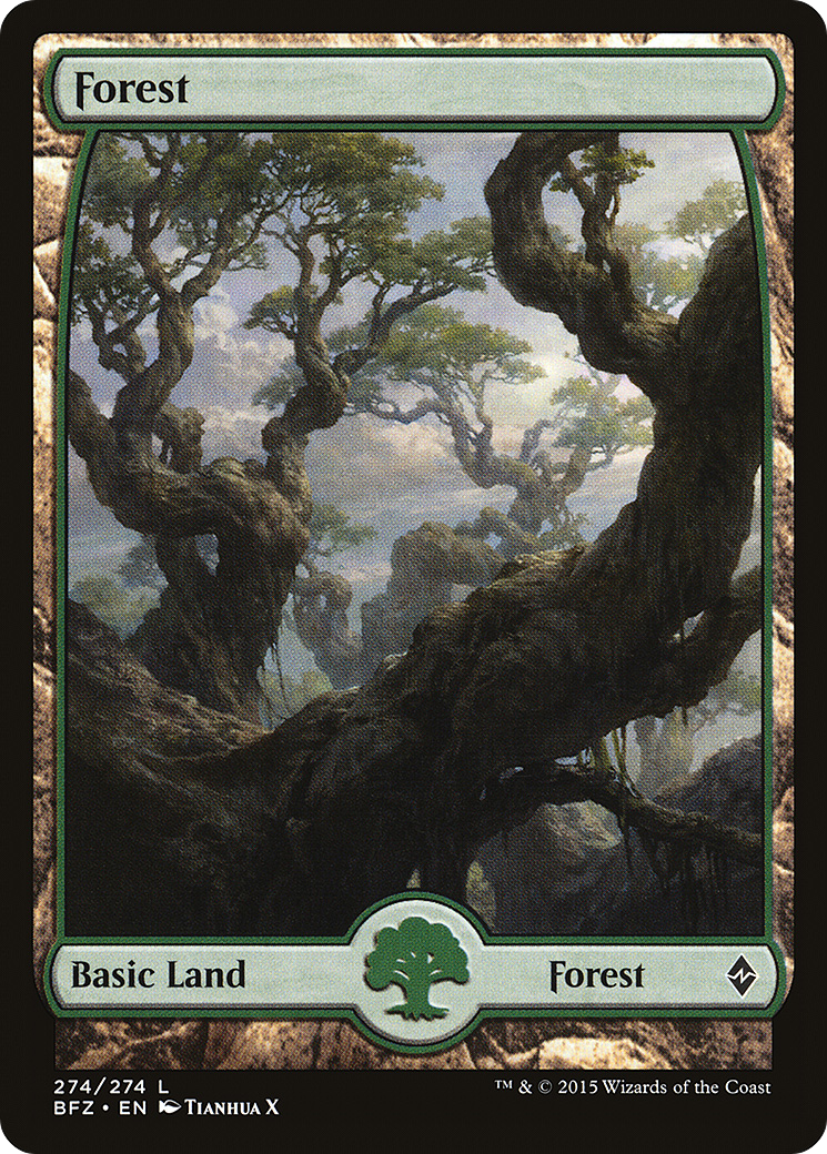 Forest (274) - Battle for Zendikar