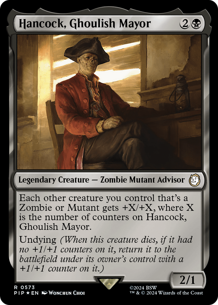 Hancock, Ghoulish Mayor (Surge Foil) (573) Foil - Fallout