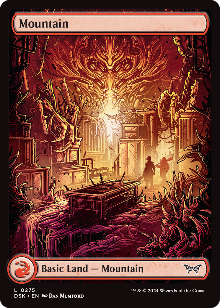 Mountain – Full Art (275) Foil - Duskmourn: House of Horror