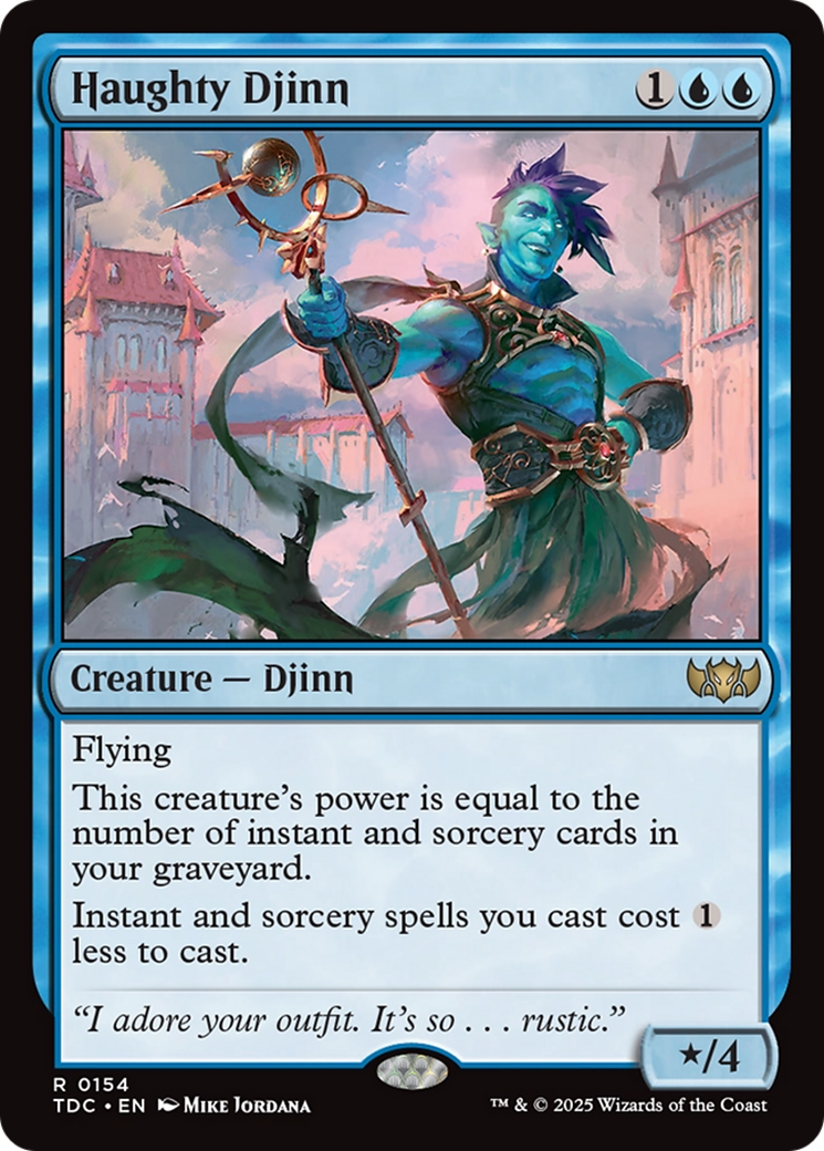 Haughty Djinn (154) - Commander: Tarkir: Dragonstorm