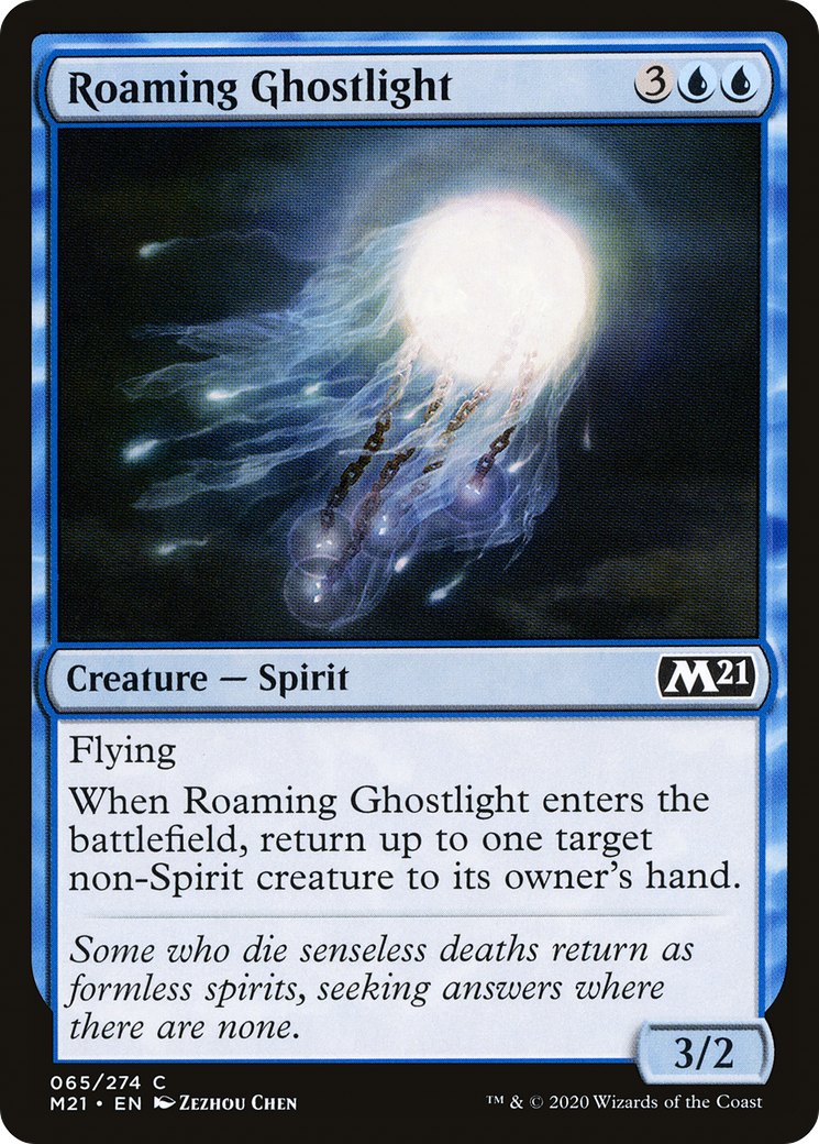 Roaming Ghostlight (065) Foil - Core Set 2021