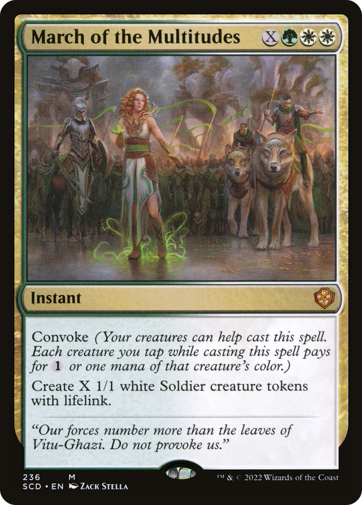 March of the Multitudes (236) - Starter Commander Decks