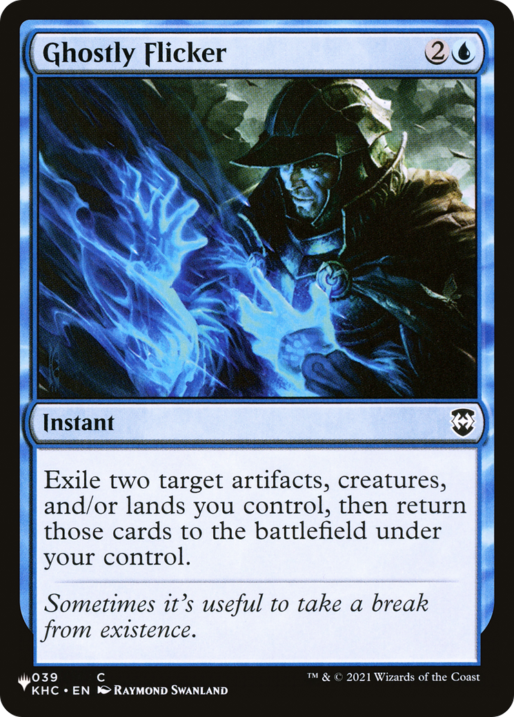 Ghostly Flicker (KHC-39) - The List