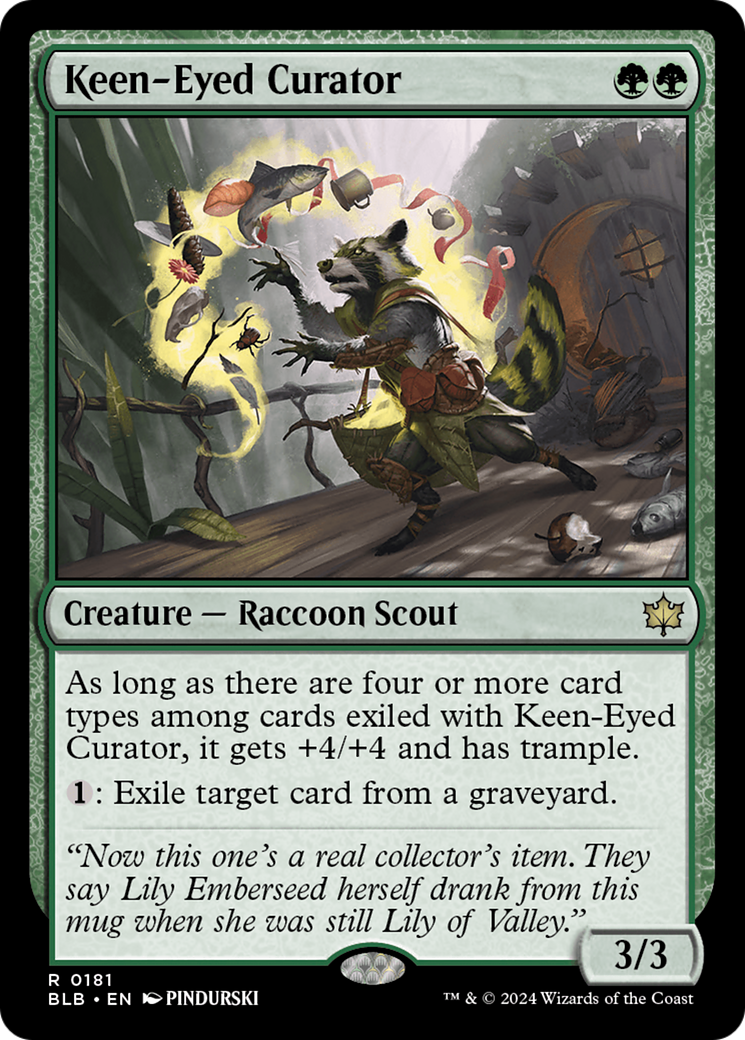 Keen-Eyed Curator (181) Foil - Bloomburrow