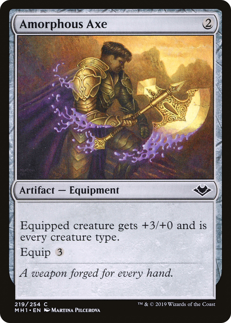 Amorphous Axe (219) Foil - Modern Horizons
