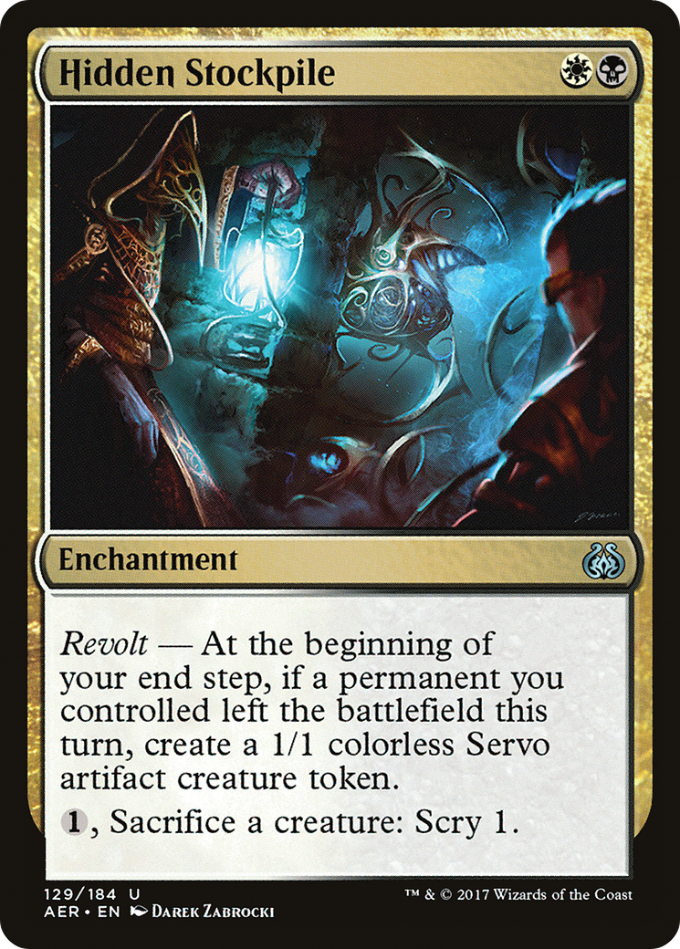 Hidden Stockpile (129) Foil - Aether Revolt
