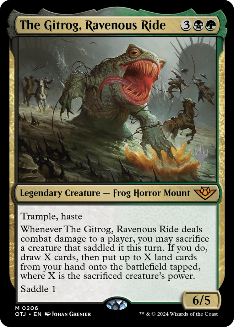 The Gitrog, Ravenous Ride (206) Foil - Outlaws of Thunder Junction Promos