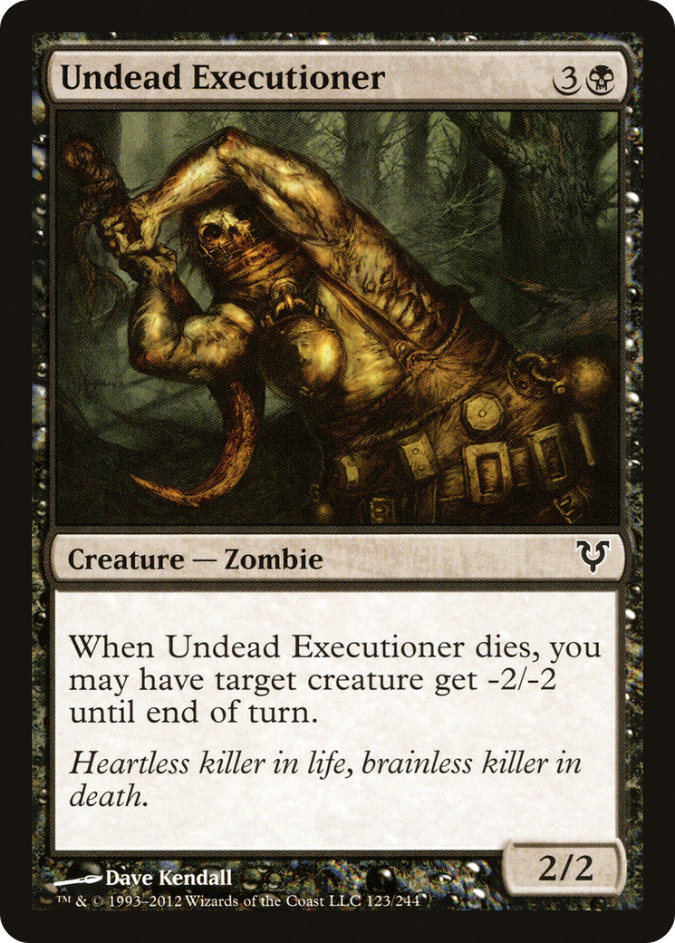 Undead Executioner (123) Foil - Avacyn Restored