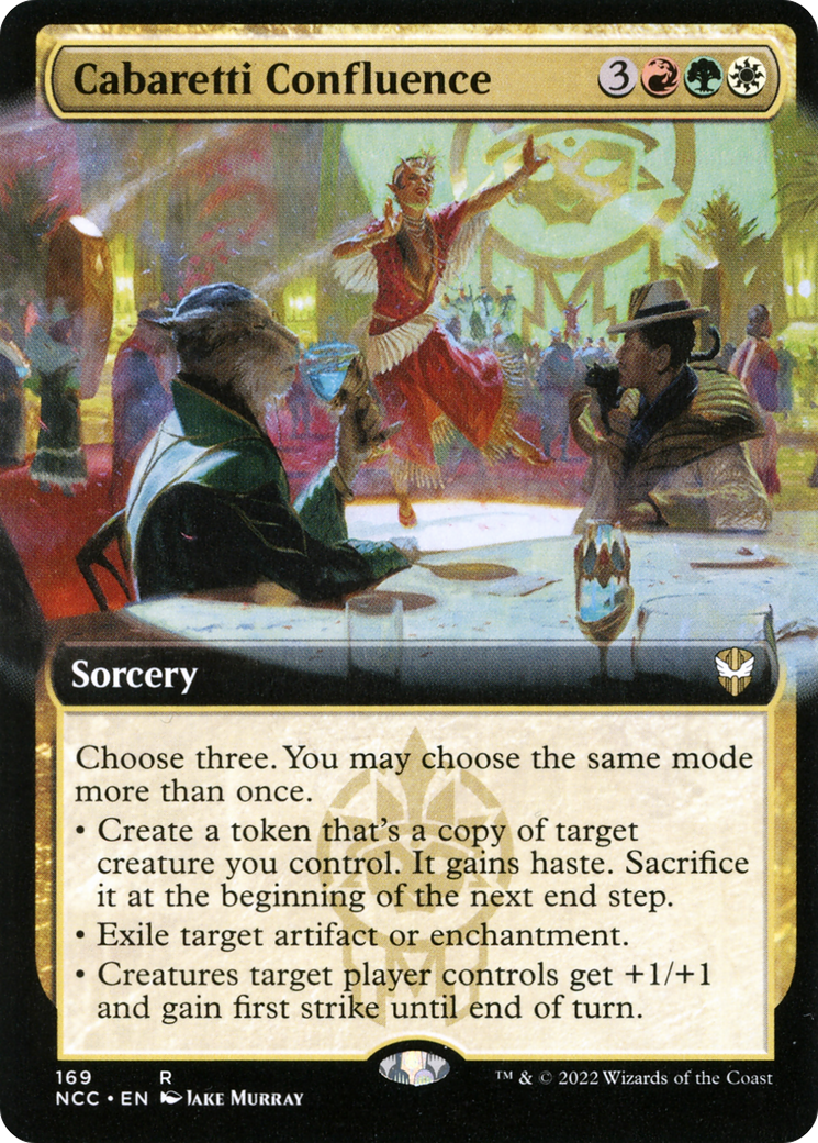 Cabaretti Confluence (Extended Art) (169) - New Capenna Commander