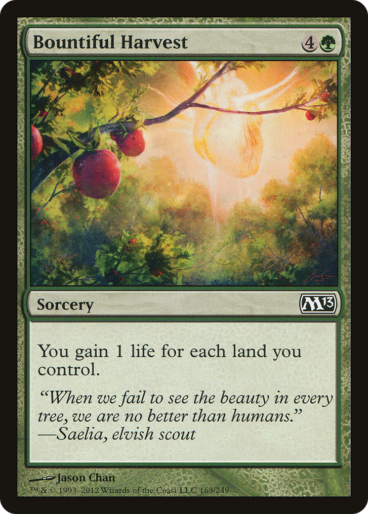 Bountiful Harvest (163) Foil - Magic 2013