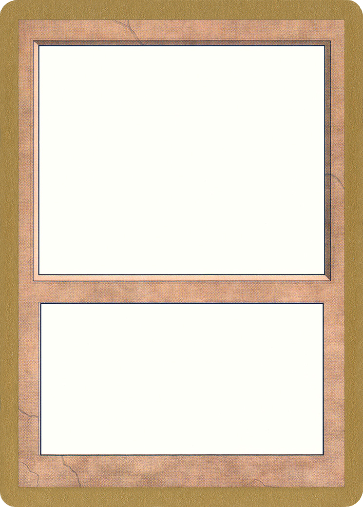 Blank Card (000) - World Championship Decks 1997
