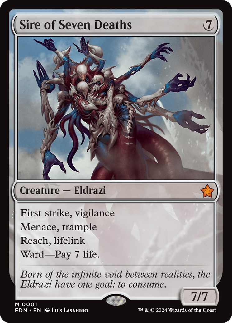 Sire of Seven Deaths (001) Foil - Foundations