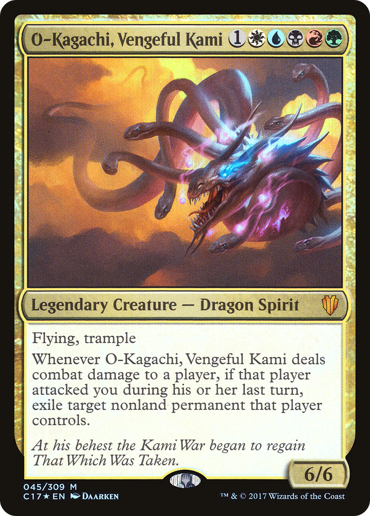 O-Kagachi, Vengeful Kami (045) Foil - Commander 2017