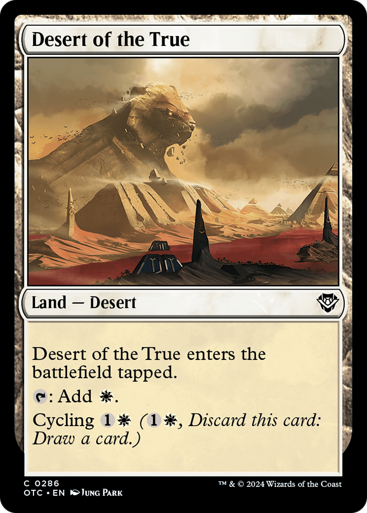 Desert of the True (286) - Outlaws of Thunder Junction Commander