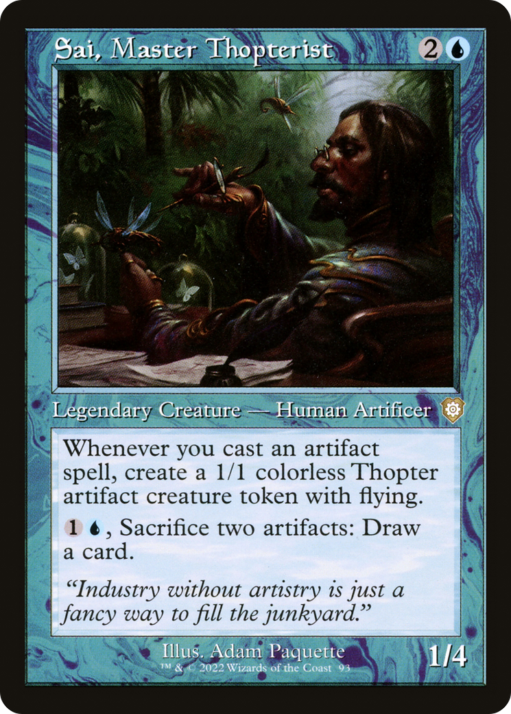 Sai, Master Thopterist (Retro) (093) - The Brothers' War Commander